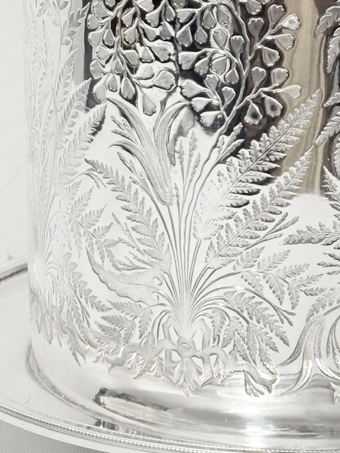 Antique Round James Dixon & Sons Silver Plated Biscuit Box Antique Round James Dixon & Sons Silver Plated Biscuit Box