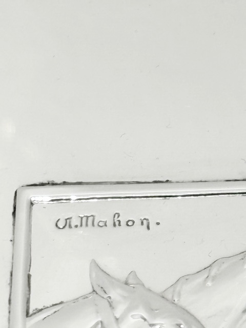 Antique Silver Plated Box Probably Used for Cigarettes