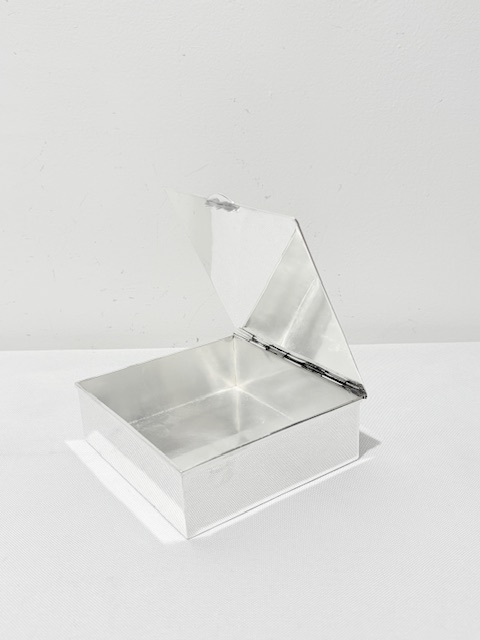 Antique Silver Plated Box Probably Used for Cigarettes