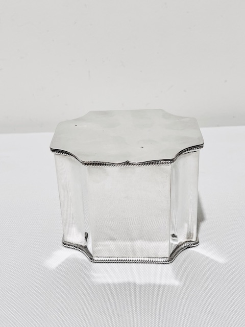 Antique Silver Plated Wafer or Tea Caddy Box