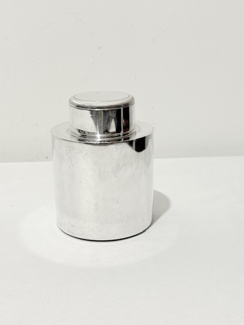 Antique Mappin & Webb Silver Plated Tea Caddy