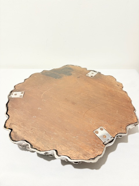Antique Silver Plated Elkington Centrepiece Mirrored Plateau Antique Silver Plated Elkington Centrepiece Mirrored Plateau