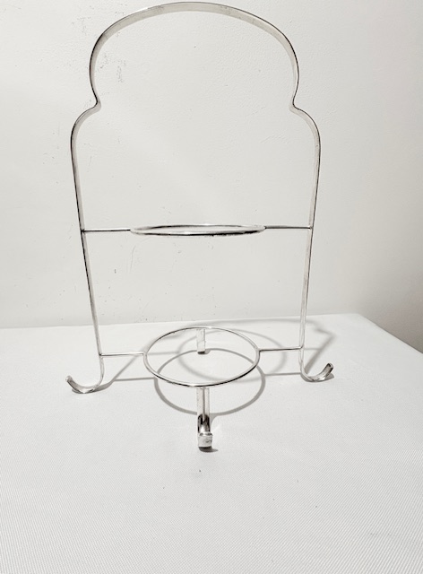Vintage c.1930 Silver Plated Cake Stand Vintage c.1930 Silver Plated Cake Stand