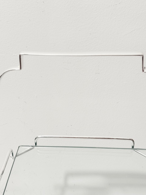 Vintage Silver Plated and Glass Two Tier Cake Stand