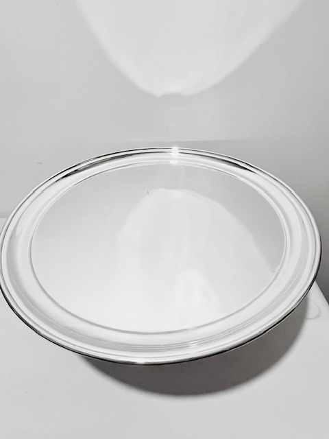 Very Large Antique Silver Plated Cake Stand Comport Very Large Antique Silver Plated Cake Stand Comport