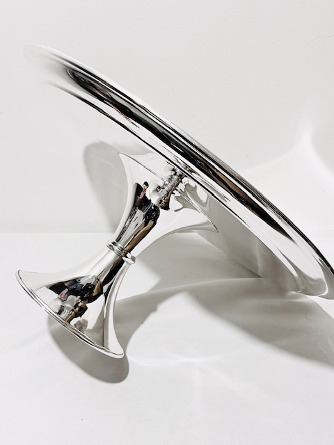 Very Large Antique Silver Plated Cake Stand Comport Very Large Antique Silver Plated Cake Stand Comport
