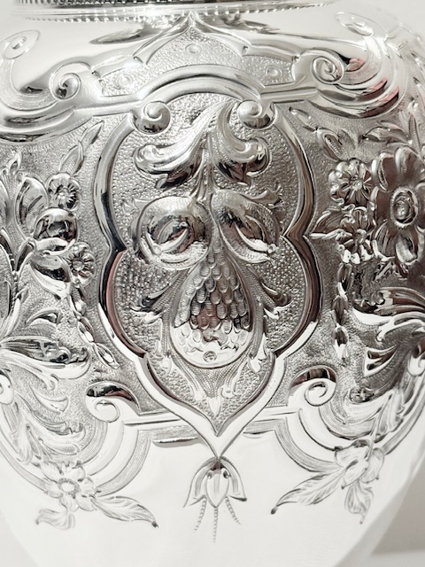 Antique Slender Neck Silver Plated Claret Jug Antique Slender Neck Silver Plated Claret Jug