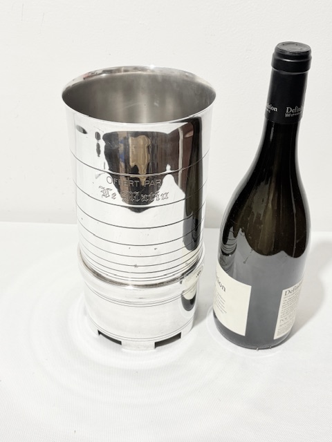 Antique Silver Plated Wine or Champagne Holder by Christofle Antique Silver Plated Wine or Champagne Holder by Christofle