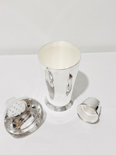 Art Deco in Design Antique Silver Plated Cocktail Shaker