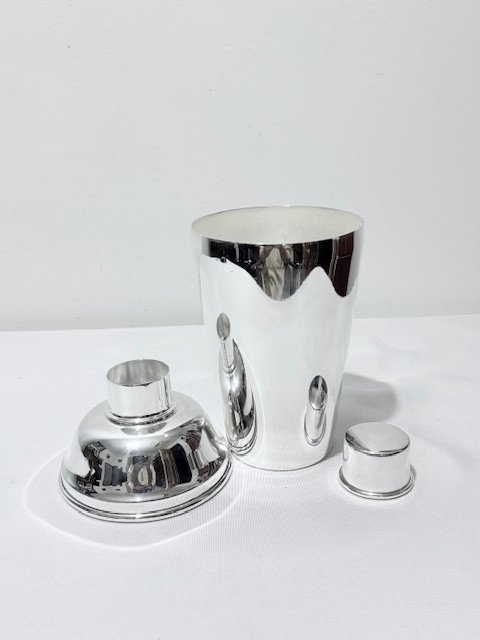 Vintage P H Vogel Silver Plated Cocktail Shaker