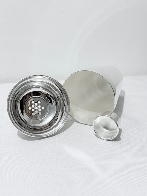 Vintage P H Vogel Silver Plated Cocktail Shaker