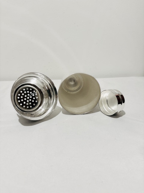 Walker & Hall Antique Silver Plated Cocktail Shaker