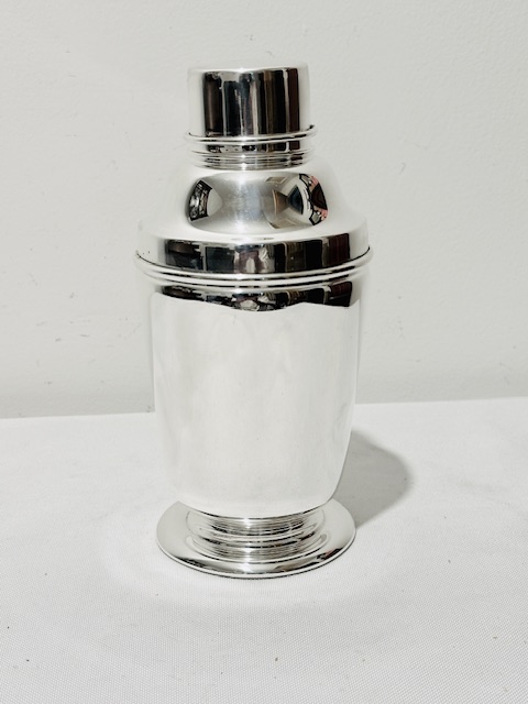 Vintage Silver Plated Cocktail Shaker by Dawson Ltd