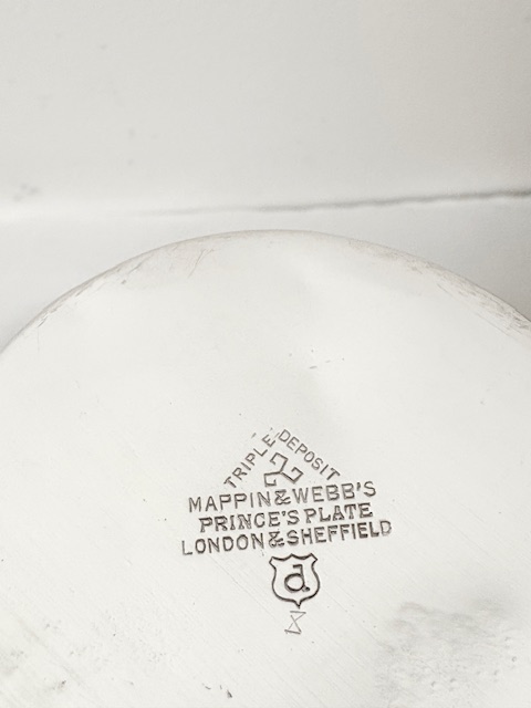 Antique Silver Plated Three Piece Cocktail Shaker Antique Silver Plated Three Piece Cocktail Shaker