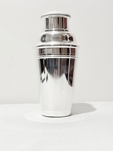 Simple Design Antique Silver Plated Cocktail Shaker (c.1920)