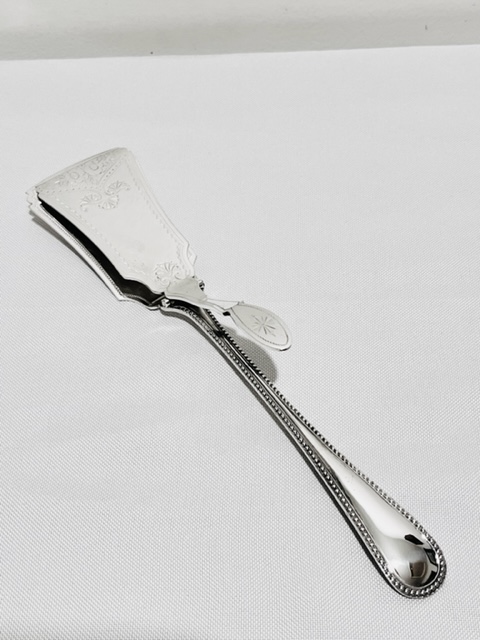 Antique Silver Plated Asparagus Tongs (c.1880)