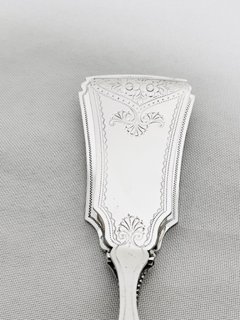 Antique Silver Plated Asparagus Tongs