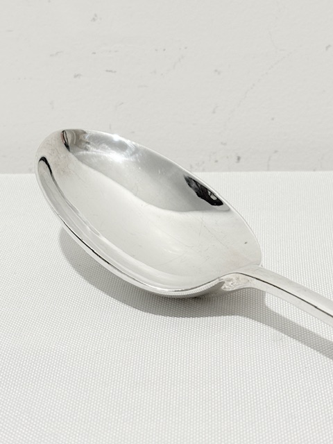 Antique Silver Plated Long Handle Basting or Gravy Spoon