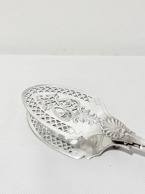 Antique Pair of Kings Pattern Asparagus Tongs Antique Pair of Kings Pattern Asparagus Tongs