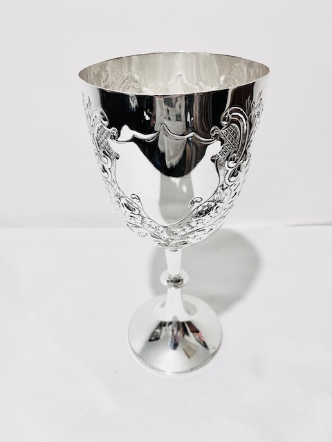 Stylish James Dixon & Sons Antique Silver Plated Goblet
