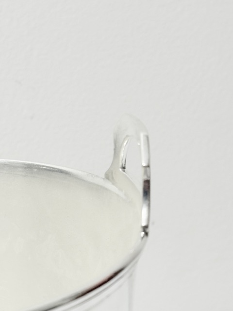 Vintage Silver Placed Straight Sided Ice Pail or Bucket Vintage Silver Placed Straight Sided Ice Pail or Bucket