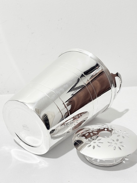 Vintage Silver Placed Straight Sided Ice Pail or Bucket Vintage Silver Placed Straight Sided Ice Pail or Bucket