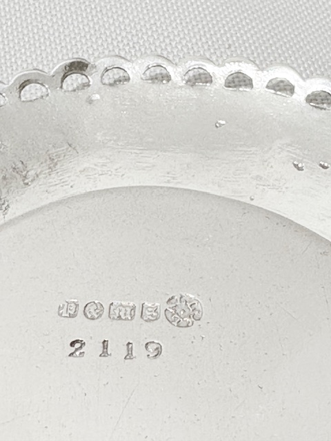 Antique Oval Silver Plated Butter Dish with Wide Flared Rim