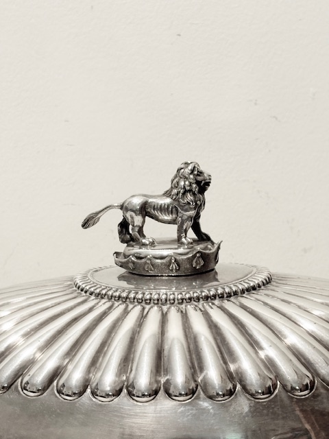 Antique Old Sheffield Plate Meat Dome Cover
