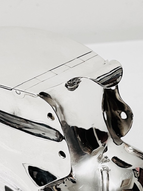 Novelty Antique Silver Plated Spoon Warmer Modelled as a Shoe Novelty Antique Silver Plated Spoon Warmer Modelled as a Shoe
