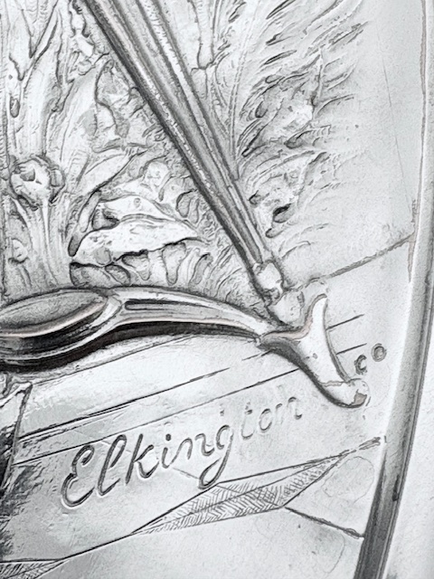 Fine Antique English Electrotype on Copper Charger by Elkington & Co