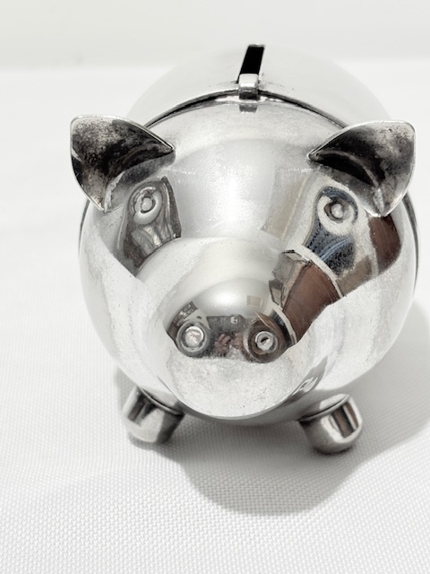 Vintage Silver Plated Novelty Musical Money Box