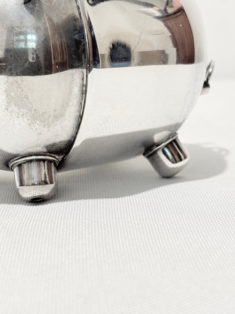 Vintage Silver Plated Novelty Musical Money Box