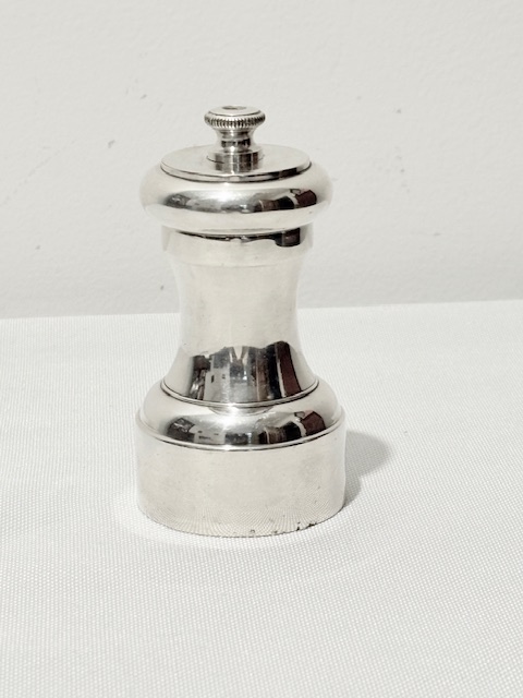 Vintage Silver Plated Pepper Grinder by Park Green & Co