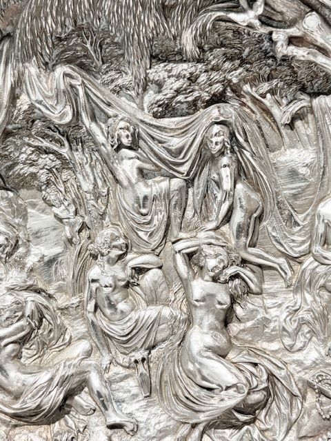 Antique Electrotype Plaque with Various Roman Scenes
