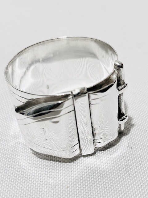 Set of Novelty Antique Silver Plated Numbered Napkin Rings