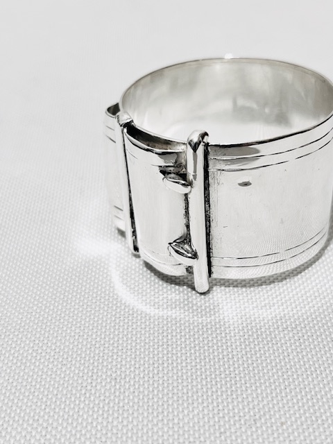 Set of Novelty Antique Silver Plated Numbered Napkin Rings