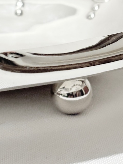 Antique Oval Silver Plated Grapes Serving Basket Antique Oval Silver Plated Grapes Serving Basket