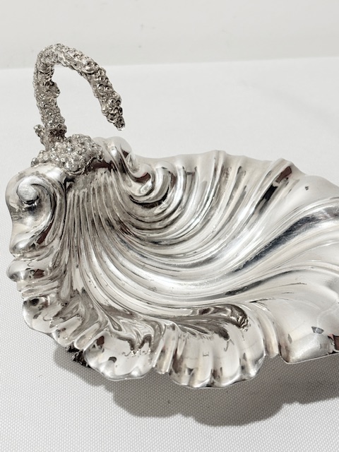 Pair of Antique Silver Plated Shells by Liberty & Co Pair of Antique Silver Plated Shells by Liberty & Co