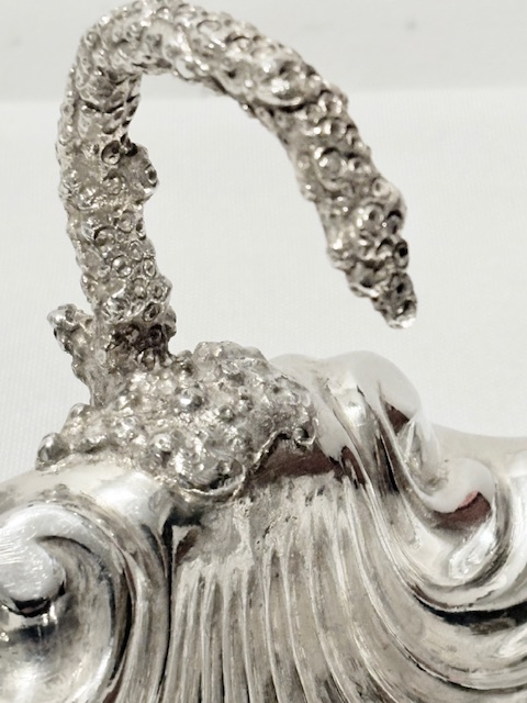 Pair of Antique Silver Plated Shells by Liberty & Co Pair of Antique Silver Plated Shells by Liberty & Co