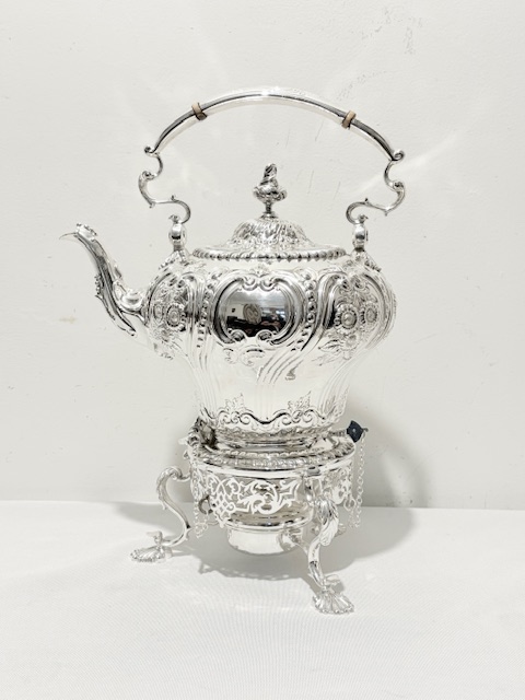 Antique Silver Plated 5 Piece Tea and Coffee Set