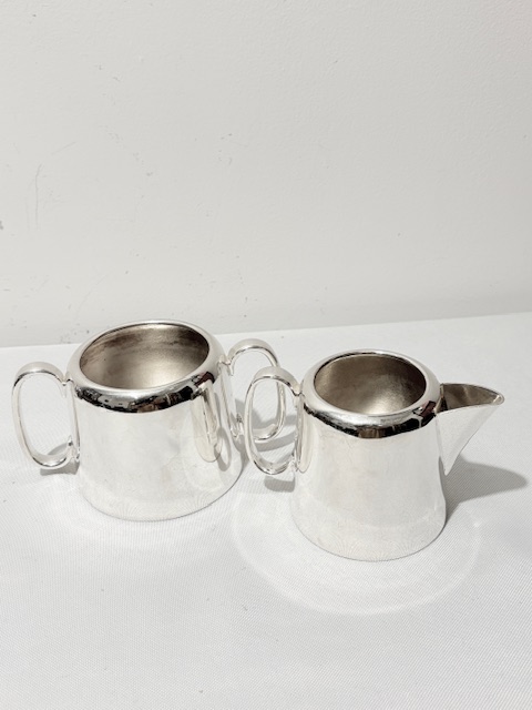 Vintage Silver Plated Hotel Ware 3 Piece Tea Set Vintage Silver Plated Hotel Ware 3 Piece Tea Set