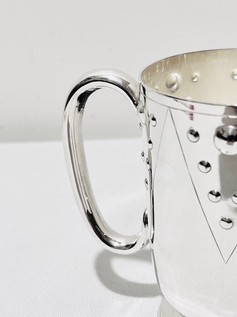 Antique Silver Plated Christening Cup by Elkington & Company