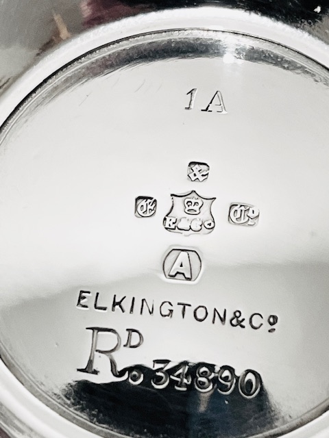 Antique Silver Plated Christening Cup by Elkington & Company