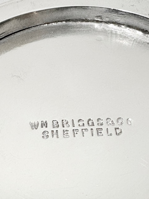 Antique Silver Plated Half Pint Tankard with Side Looped Handle