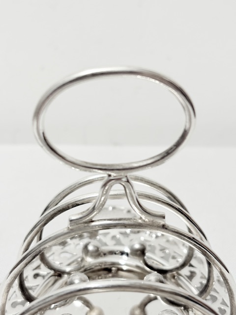 Antique Silver Plated Toast Rack by Fenton Brothers Antique Silver Plated Toast Rack by Fenton Brothers