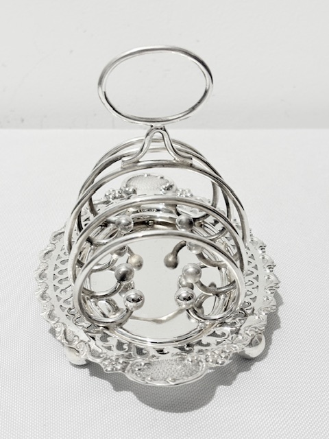 Antique Silver Plated Toast Rack by Fenton Brothers Antique Silver Plated Toast Rack by Fenton Brothers
