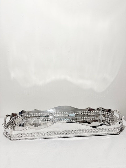 Unusual Shaped Vintage Gallery Tray