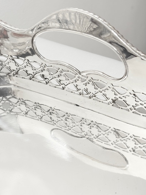Unusual Shaped Vintage Gallery Tray