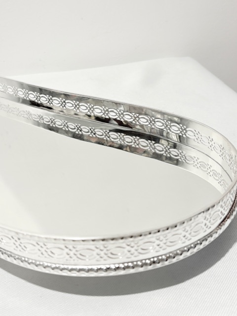 Vintage Long Rectangular Silver Plated Tray Vintage Long Rectangular Silver Plated Tray