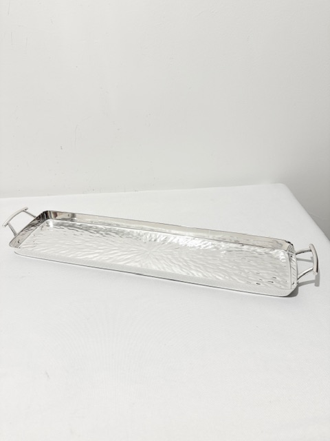 Antique Silver Plated Tray by Hukin & Heath